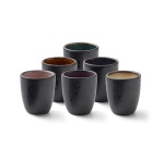 Tasse et Mugs Bitz Tasse espresso 9 cl 6 pieces Noir ass.