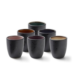 Tasse et Mugs Bitzee Tasse espresso 9 cl 6 pieces Noir ass.