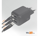 Chargeur pour téléphone mobile Wefix Pro CV 65W 2USB-C+USB-A