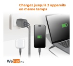 Chargeur pour téléphone mobile Wefix Pro CV 65W 2USB-C+USB-A