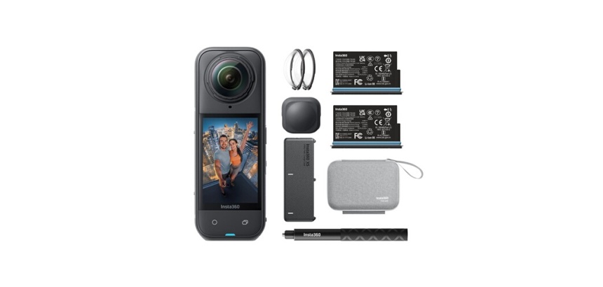 Caméscope Insta360 Pack X5 Essentiel Noir