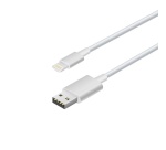 Câble téléphone portable Greenjoy Charge et Data pour iPhone 2A 1M Blanc