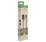 Câble téléphone portable Greenjoy Charge et Data Micro USB 2A 1m Noir