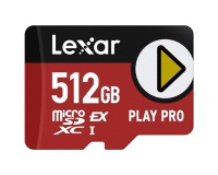 Carte mémoire SD Lexar EXPRESS 512GO PLAY PRO COMPATIBLE SWITCH 2