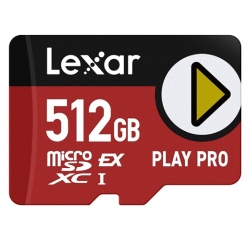 Carte mémoire SD Lexar EXPRESS 512GO PLAY PRO COMPATIBLE SWITCH 2