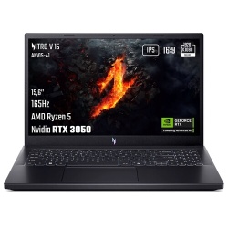 PC portable Acer gaming Nitro V 15 ANV15-41-R30V 15,6" Full HD 165 Hz AMD Ryzen 5 16 Go RAM 512 Go SSD Nvidia GeForce RTX 3050 Noir