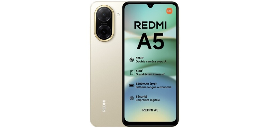 Smartphone Xiaomi Redmi A5 3/64 Or
