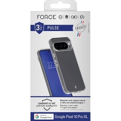 Coque et étui téléphone mobile Forcecase Pulse Transparent pour Google Pixel 10 Pro XL