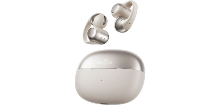 Ecouteurs Shokz OpenDots One à conduction aérienne avec réduction active du bruit Gris