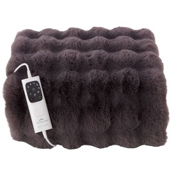 Couverture chauffante Dreamland HYGGE DAYS IMITATION FOURRURE CLOUDY GRIS