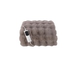 Couverture chauffante Dreamland HYGGE DAYS IMITATION FOURRURE CLOUDY MOKA 160X120CM