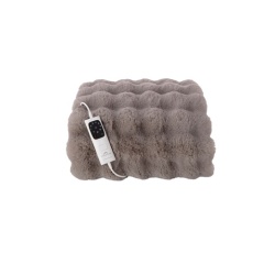 Couverture chauffante Dreamland HYGGE DAYS IMITATION FOURRURE CLOUDY MOKA 160X120CM