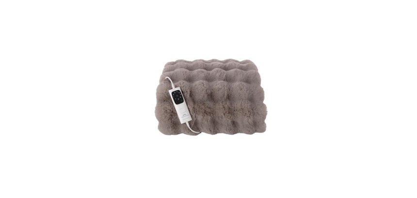 Couverture chauffante Dreamland HYGGE DAYS IMITATION FOURRURE CLOUDY MOKA 160X120CM