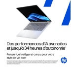 PC portable Hp OmniBook 5 NGAI 16-bf0010nf 16" Ecran tactile Copilot+PC Snapdragon X Plus 16 Go RAM 512 Go SSD Argent glacier