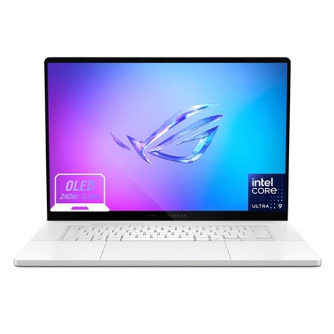 PC portable Asus Gaming ROG Zephyrus G16 GU605CP-DRF3 16" OLED 240 Hz Intel Core Ultra 9 32 Go RAM 1 To SSD Nvidia GeForce RTX 5070 Blanc