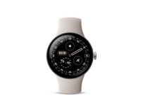 Montre connectée Google Pixel Watch 4 41 mm 4G Argent Poli avec bracelet sport fluoroélastomère Porcelaine