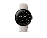 Montre connectée Google Pixel Watch 4 45 mm Bluetooth Argent Poli avec bracelet sport fluoroélastomère Porcelaine