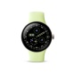 Montre connectée Google Pixel Watch 4 41 mm 4G Doré avec bracelet sport fluoroélastomère Vert Citron