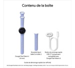 Montre connectée Google Pixel Watch 4 41 mm 4G Noir Mat avec bracelet sport fluoroélastomère Noir Volcanique