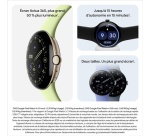 Montre connectée Google Pixel Watch 4 41 mm 4G Noir Mat avec bracelet sport fluoroélastomère Noir Volcanique