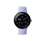 Montre connectée Google Pixel Watch 4 41 mm Bluetooth Argent Poli avec bracelet sport fluoroélastomère Iris