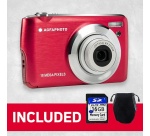 Appareil photo compact Agfaphoto Realishot DC8200 Rouge + Carte SD 16 Go
