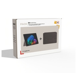 PC Hybride / PC 2 en 1 Microsoft Pack Surface Pro 12'' Ecran Tactile Copilot+ Qualcomm Snapdragon X Plus 16 Go RAM 256 Go SSD Platine + Clavier Surface Pro Azerty