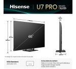 TV LED Hisense Mini LED 65U7Q PRO 164 cm 2025