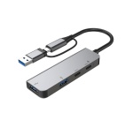 Autres accessoires informatiques Accsup HUB USB-C+A 4 en 1