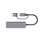 Autres accessoires informatiques Accsup HUB USB-C+A 4 en 1