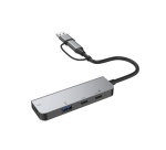 Autres accessoires informatiques Accsup HUB USB-C+A 4 en 1