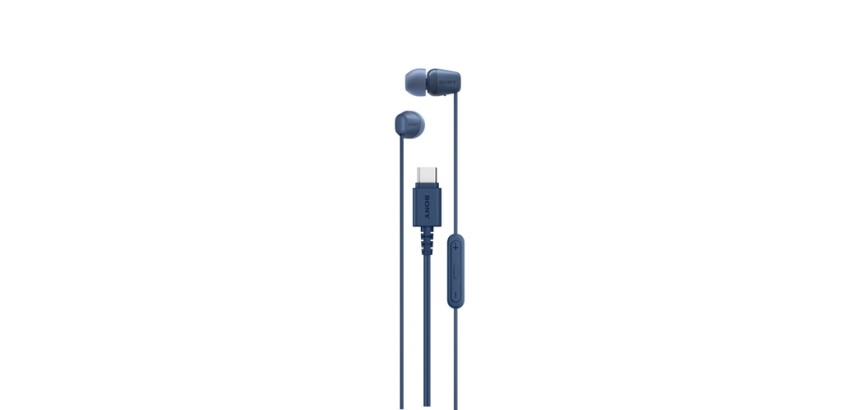 Ecouteurs Sony Intra téléphonie Bleu - USB-C