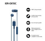 Ecouteurs Sony Intra téléphonie Bleu - USB-C