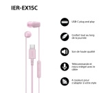 Ecouteurs Sony Intra téléphonie Rose - USB-C