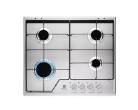 Plaque gaz Electrolux KGS6424SX Inox 60 cm
