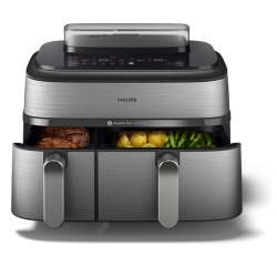 Friteuse sans huile Philips Airfryer NA555/00 Série 5000 double panier 9L