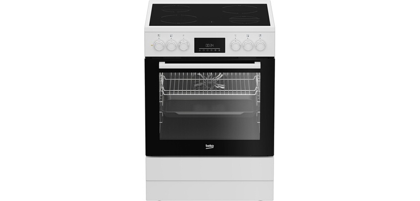 Cuisinière vitrocéramique Beko FBE67300WCS