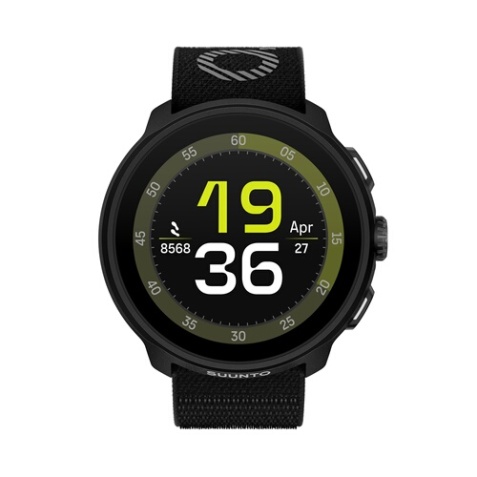 Montre connectée Suunto RUN ALL BLACK WITH SILICONE STRAP