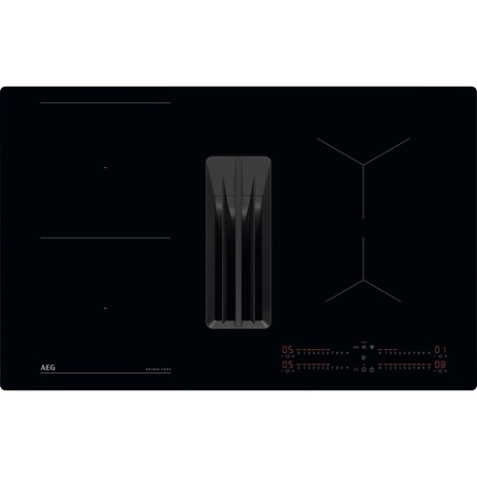Plaque de cuisson avec hotte intégrée Aeg TH84CB03CB