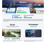 Smartphone Samsung Galaxy S25 FE 6,7" 5G Nano SIM 128 Go Noir absolu