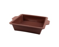 Plat / moule Point Virgule Moule à gateau en silicone20x20x6cm
