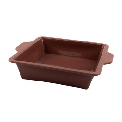 Plat / moule Point Virgule Moule à gateau en silicone20x20x6cm