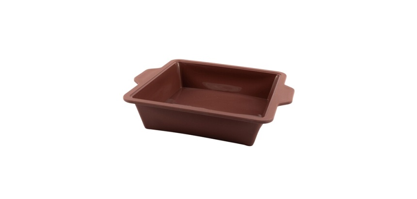 Plat / moule Point Virgule Moule à gateau en silicone20x20x6cm