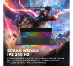 PC portable Hp gaming Omen Max 16-ak0002nf 16" WQXGA 240 Hz AMD Ryzen AI 7 32 Go RAM 1 To SSD Nvidia GeForce RTX 5070 Ti Noir céleste