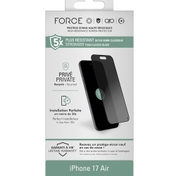 Protection d'écran pour smartphone Forceglass FG OG 2,5D Prive IP17 Air - GRS