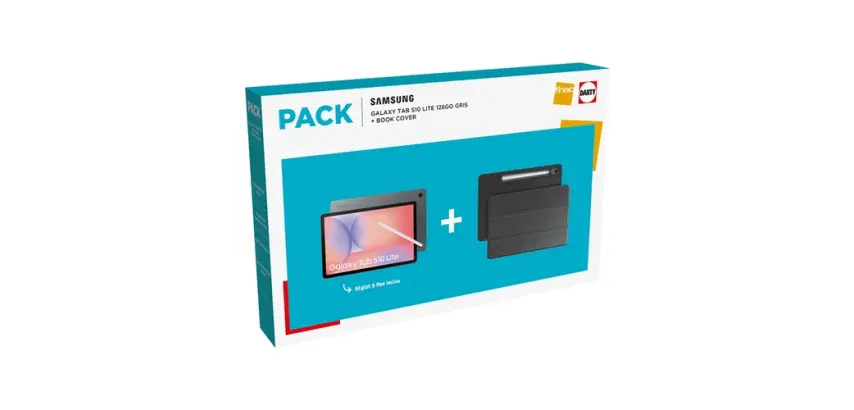 Tablette tactile Samsung Pack Galaxy Tab S10 Lite 128Go wifi + Book Cover