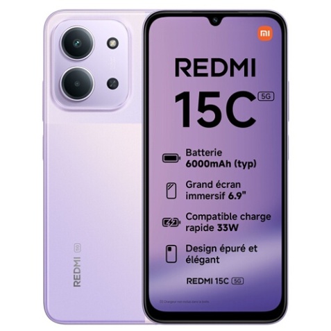 Smartphone Xiaomi Redmi 15C 5G 4/256 Dusk Purple