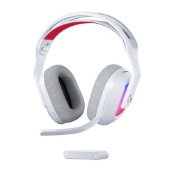 Casque PC Logitech G Astro A20 X LIGHTSPEED gaming sans fil pour PS5, Xbox, Switch, PC avec PLAYSYNC AUDIO deux systemes, Bluetooth, LIGHTSYNC RVB, et micro a tige 48 kHz - Blanc