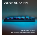 Clavier Logitech gaming filaire Azerty G515 RAPID TKL Noir