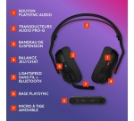 Casque PC Logitech gaming sans fil G Astro A20 X Lightspeed Bluetooth Noir pour PS5 Xbox Nintendo Switch et PC